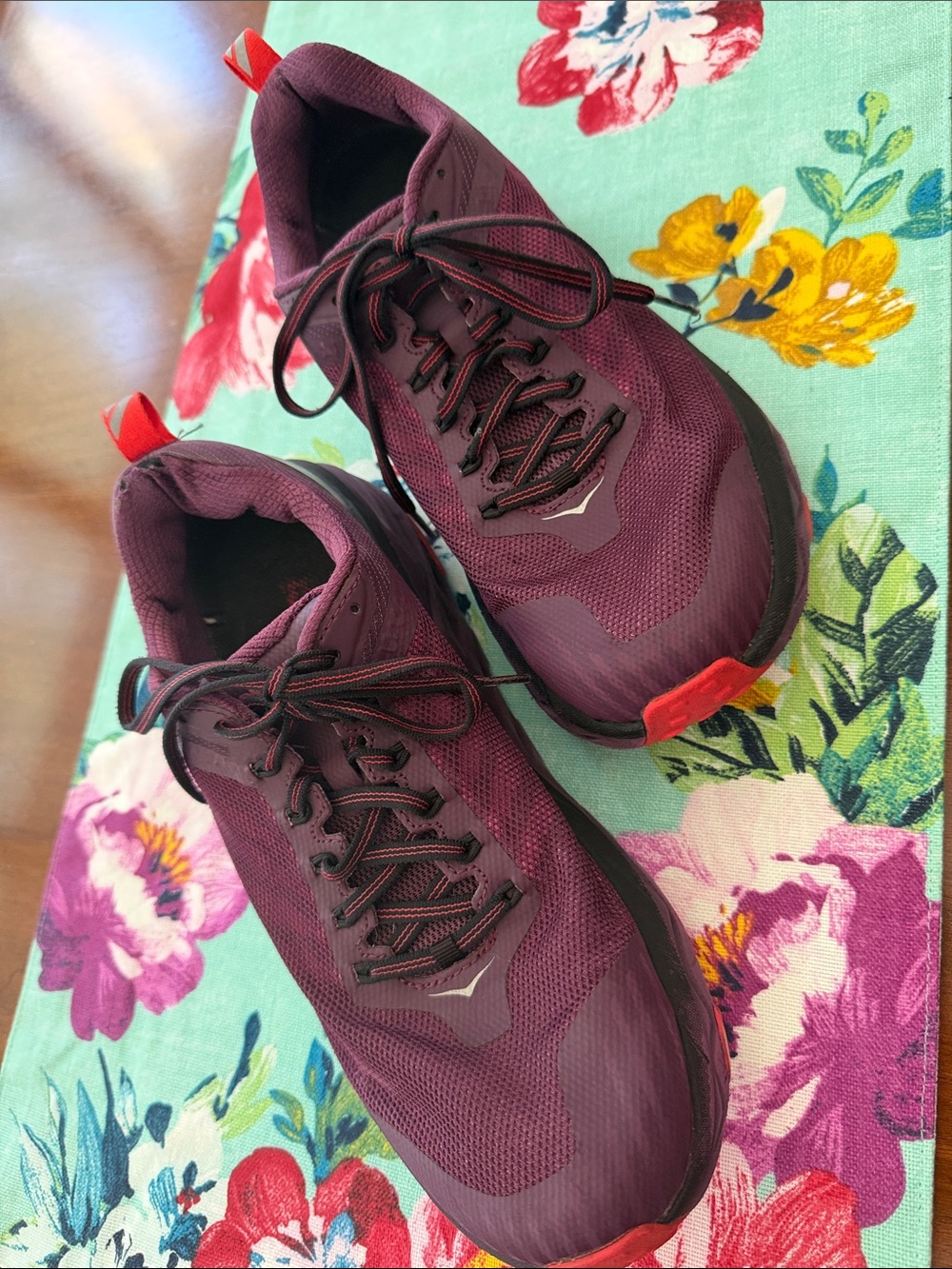 Women's Maroon Athletic Sneakers